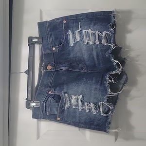 Women Size 6 Distressed Denim Express Shorts